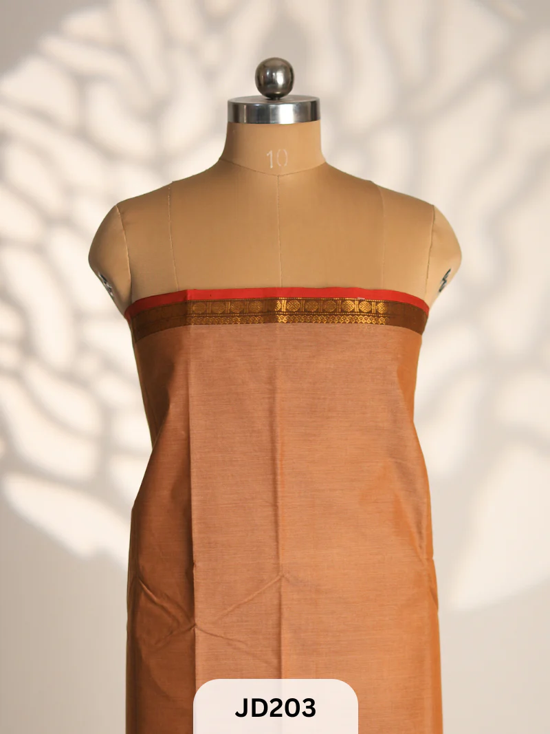 CHETTINAD COTTON FABRIC - 2.5MTRS - Image 2