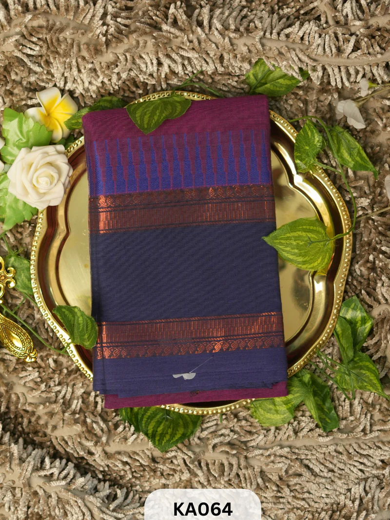 Chettinad cotton with Golden border