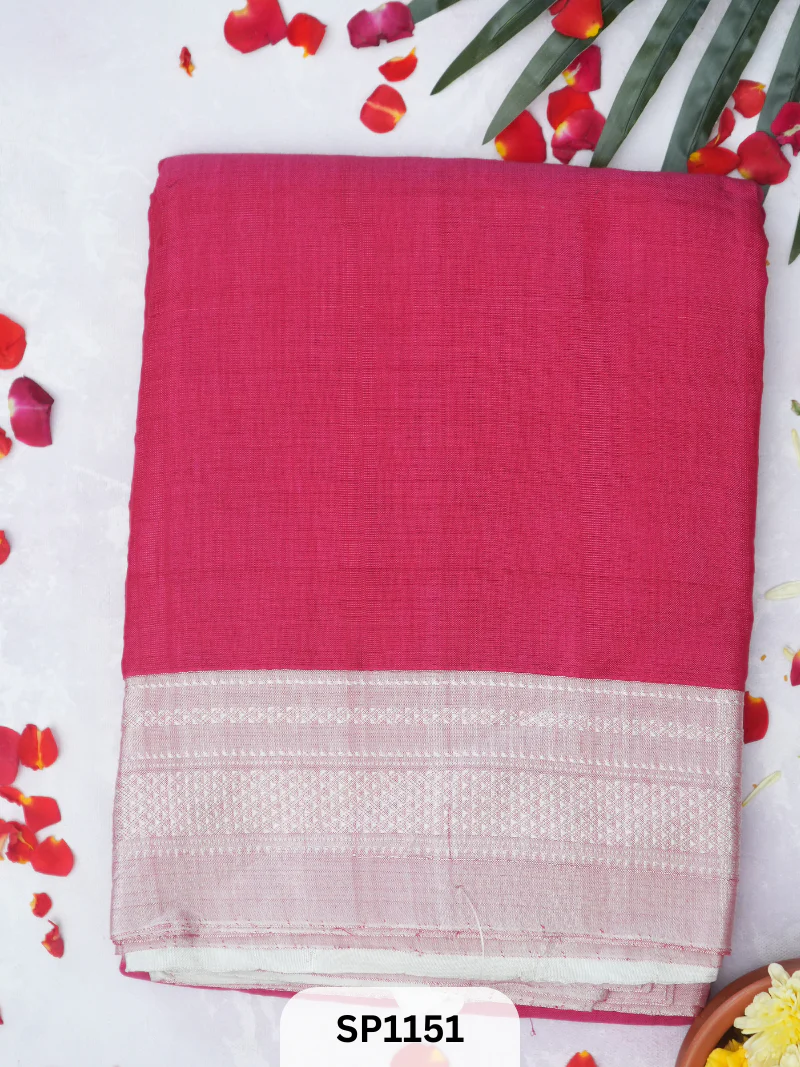 Cotton Viscose Saree-6