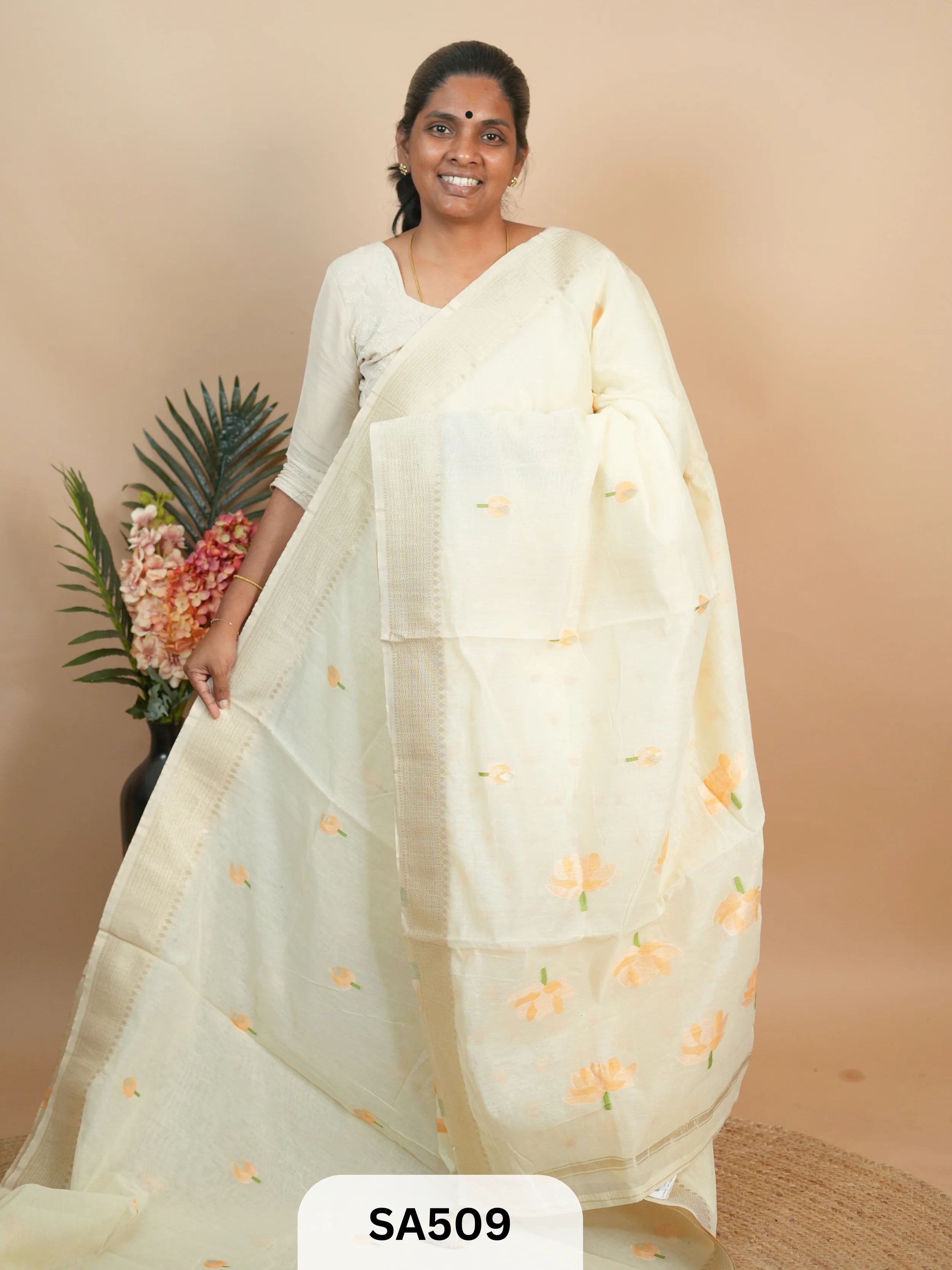 Jamdani jeq. Saree-5/3