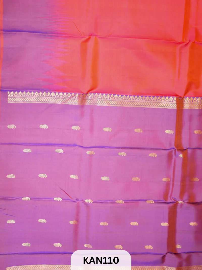 KANCHIPURAM HANDLOOM PURE SOFT SILK - Image 2