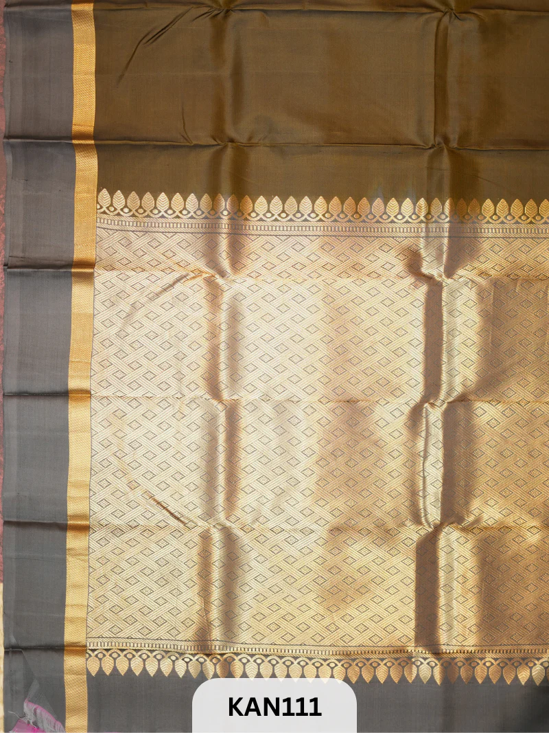 KANCHIPURAM HANDLOOM PURE SOFT SILK - Image 2