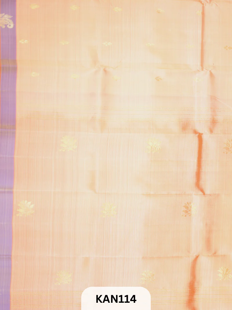 KANCHIPURAM BUTTA BORDER SAREE - Image 2