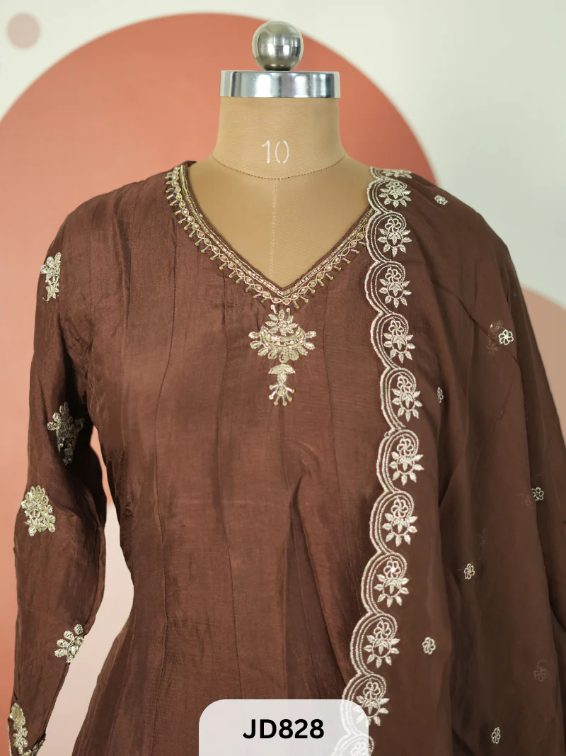 ORGANZA SILK SALWAR SET - Image 2