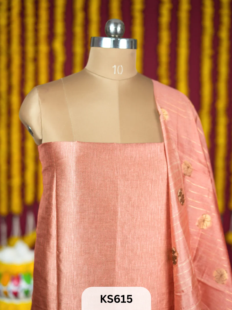 JAMDANI WEAVE SILK HANDWORK SALWAR - Image 2