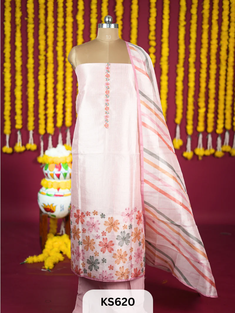 JAMDANI WEAVE SILK HANDWORK SALWAR