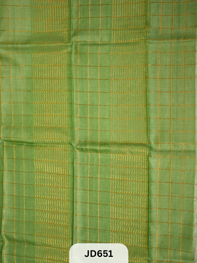 PURE TUSSAR SILK HANDWOVEN SAREE - Image 3