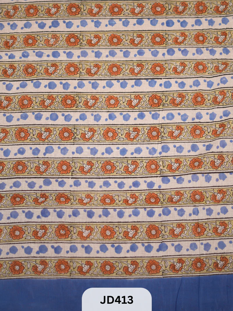 SANGANERI HANDBLOCK ON PURE MULCOTTON - Image 3