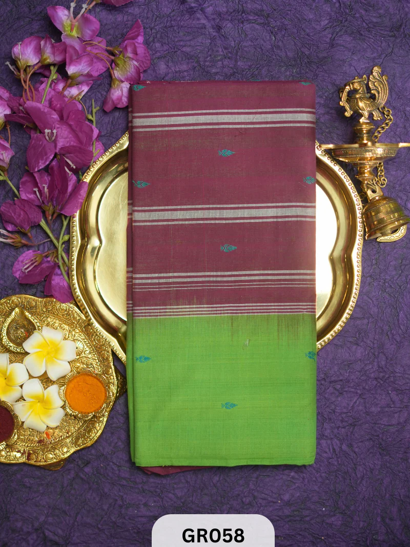 Chettinad cotton saree with Butta