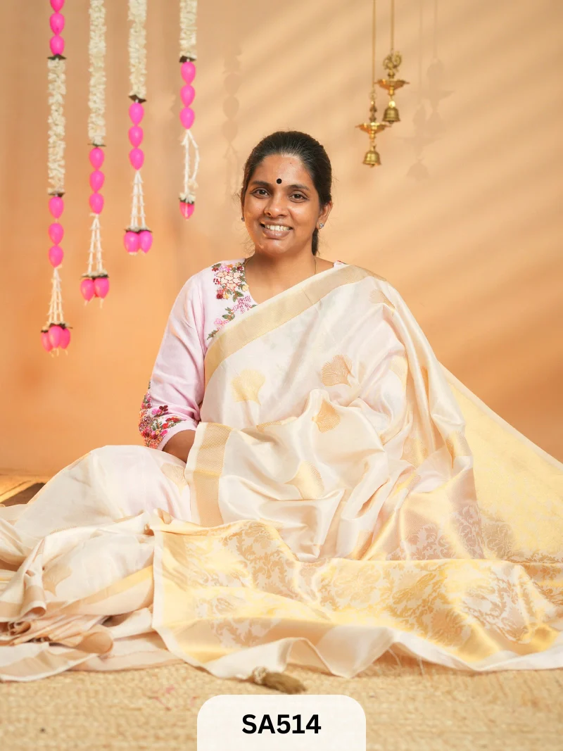 JUTE SOFT SILK SAREE - BANARASI